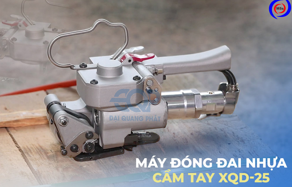 Máy đóng đai nhựa khí nén 3 trong 1 XQD 25