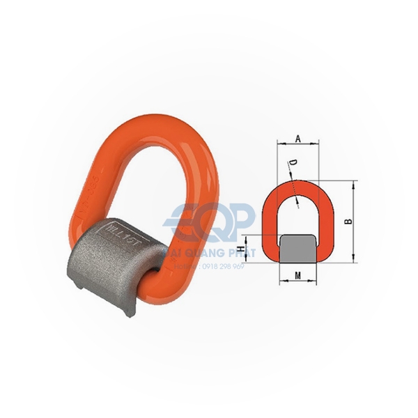 Vòng khuyên hàn tải trọng 1.12T – 20T Model YD085